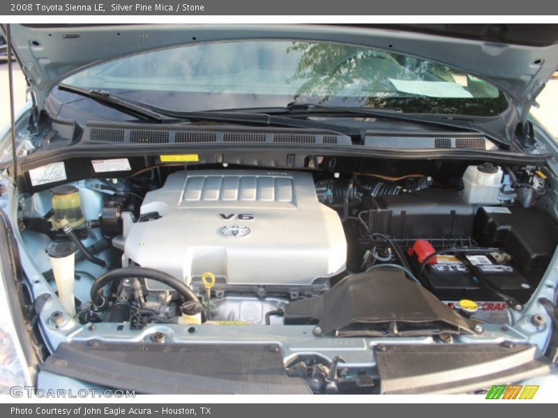 Silver Pine Mica / Stone 2008 Toyota Sienna LE