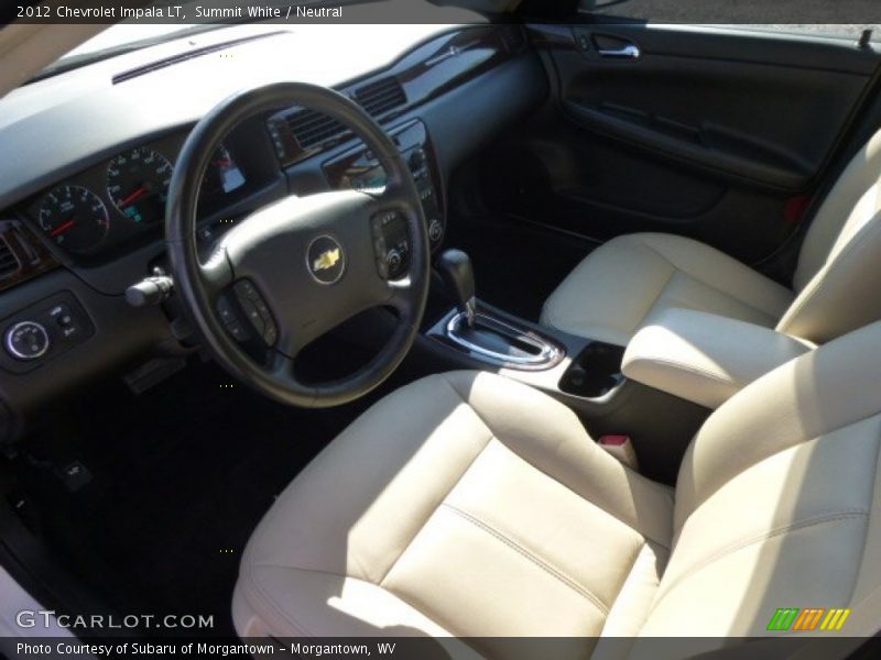 Summit White / Neutral 2012 Chevrolet Impala LT