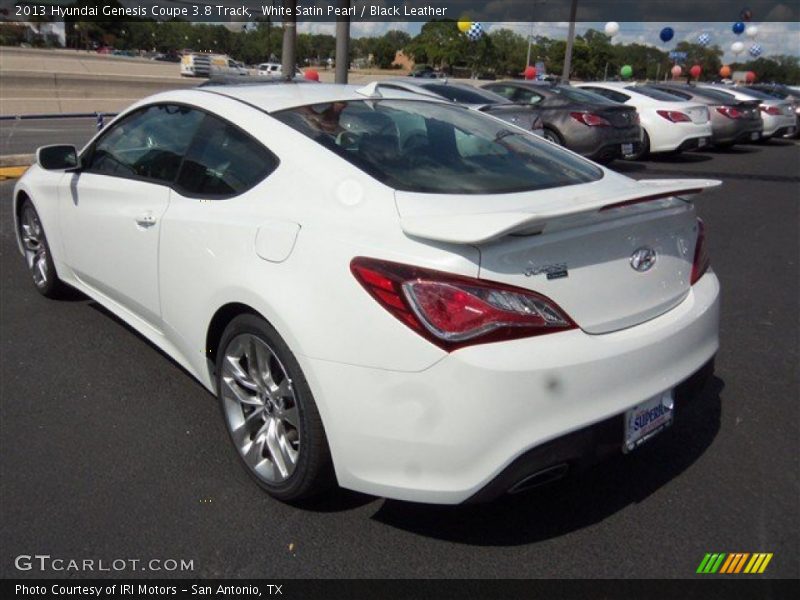 White Satin Pearl / Black Leather 2013 Hyundai Genesis Coupe 3.8 Track