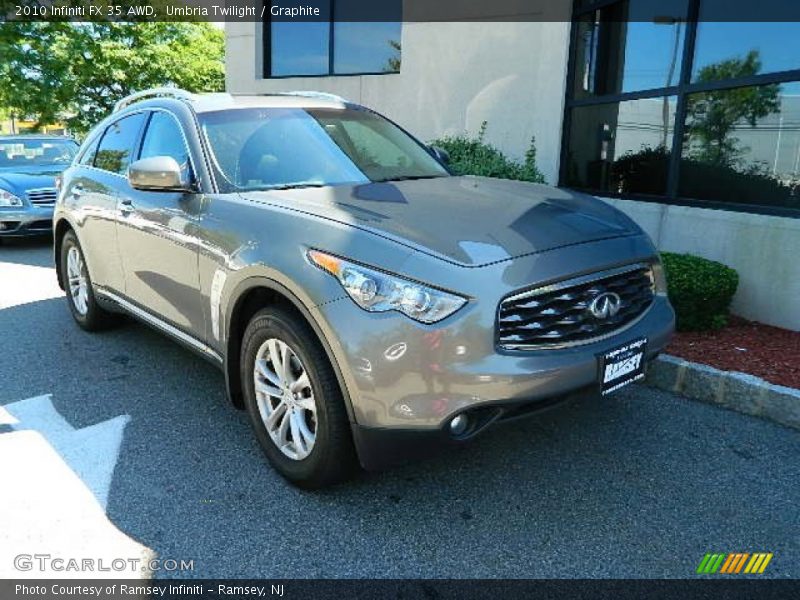 Umbria Twilight / Graphite 2010 Infiniti FX 35 AWD