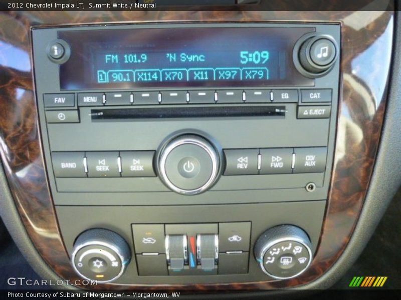 Summit White / Neutral 2012 Chevrolet Impala LT