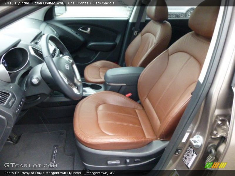 Chai Bronze / Black/Saddle 2013 Hyundai Tucson Limited AWD
