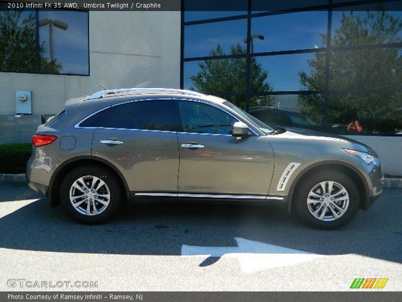 Umbria Twilight / Graphite 2010 Infiniti FX 35 AWD