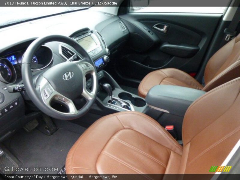 Chai Bronze / Black/Saddle 2013 Hyundai Tucson Limited AWD