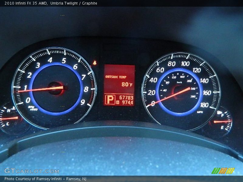 Umbria Twilight / Graphite 2010 Infiniti FX 35 AWD