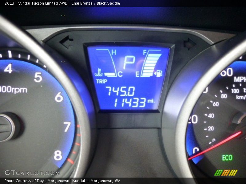 Chai Bronze / Black/Saddle 2013 Hyundai Tucson Limited AWD