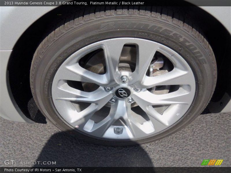 Platinum Metallic / Black Leather 2013 Hyundai Genesis Coupe 3.8 Grand Touring