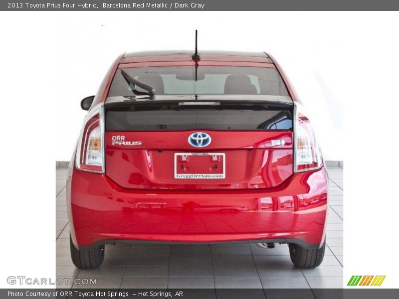 Barcelona Red Metallic / Dark Gray 2013 Toyota Prius Four Hybrid