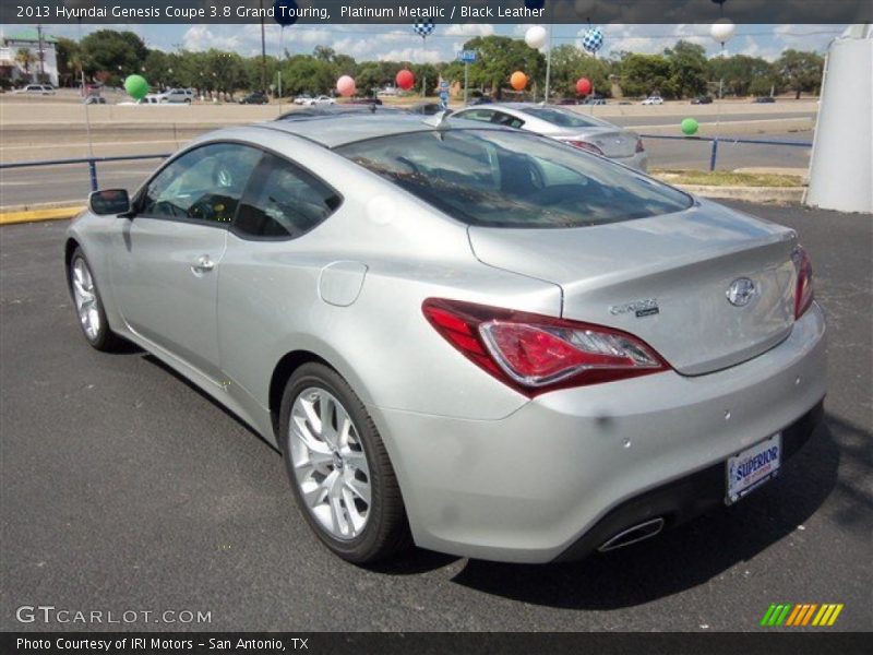Platinum Metallic / Black Leather 2013 Hyundai Genesis Coupe 3.8 Grand Touring
