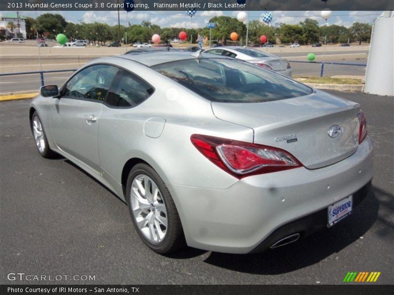 Platinum Metallic / Black Leather 2013 Hyundai Genesis Coupe 3.8 Grand Touring