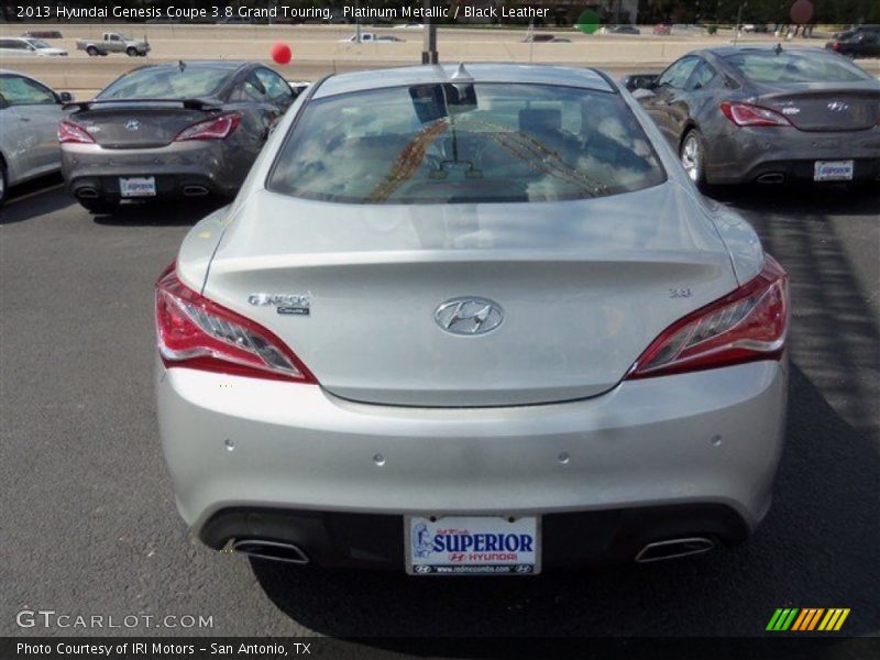 Platinum Metallic / Black Leather 2013 Hyundai Genesis Coupe 3.8 Grand Touring