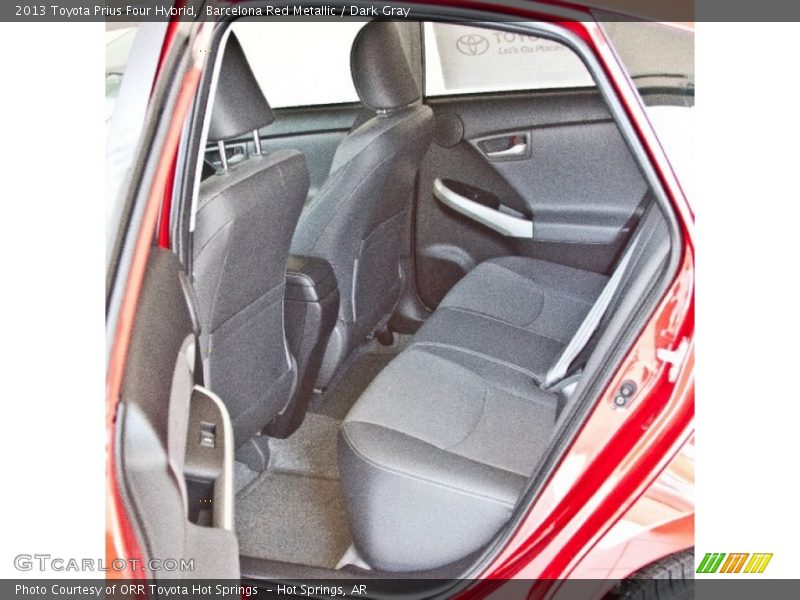 Barcelona Red Metallic / Dark Gray 2013 Toyota Prius Four Hybrid