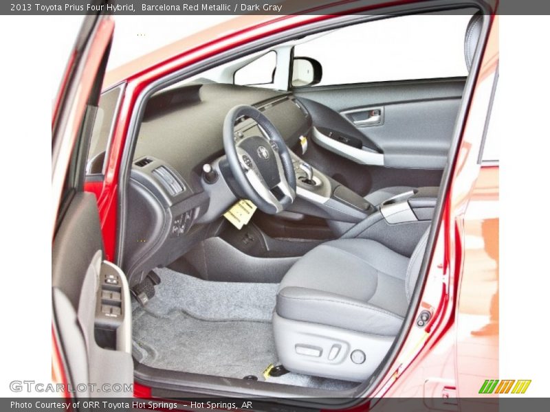Barcelona Red Metallic / Dark Gray 2013 Toyota Prius Four Hybrid