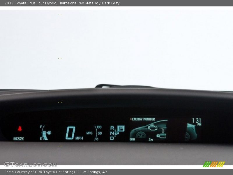 Barcelona Red Metallic / Dark Gray 2013 Toyota Prius Four Hybrid