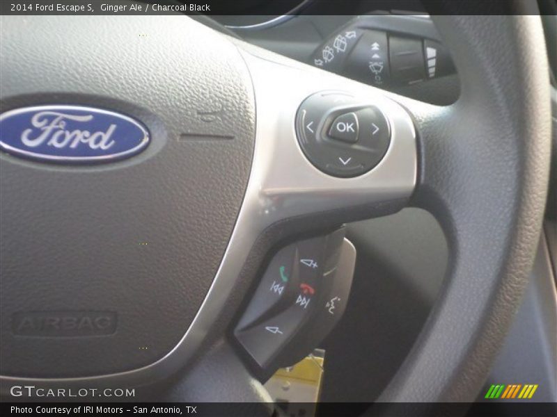 Ginger Ale / Charcoal Black 2014 Ford Escape S