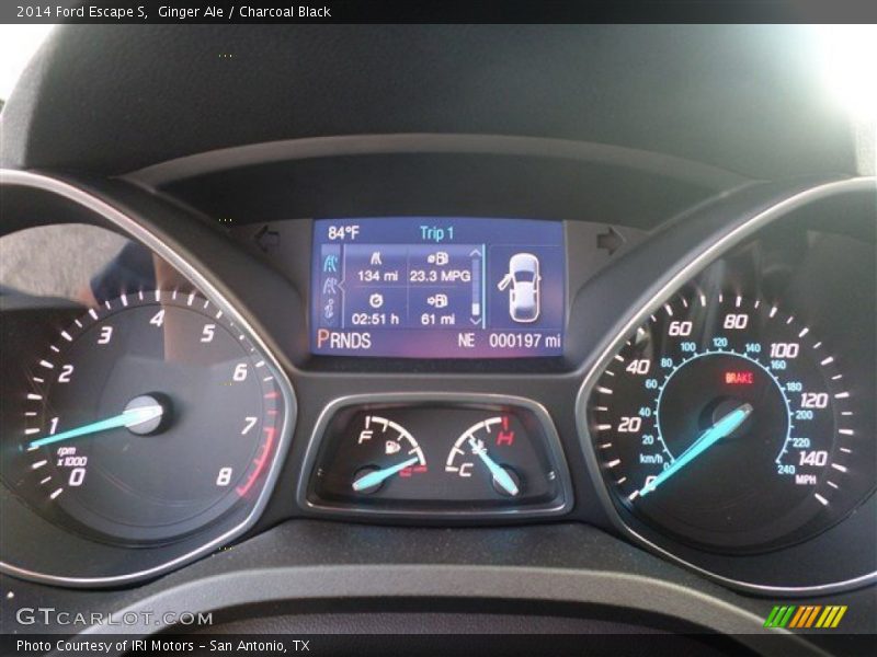 Ginger Ale / Charcoal Black 2014 Ford Escape S