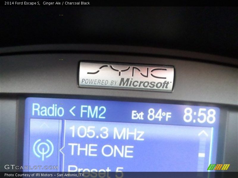 Ginger Ale / Charcoal Black 2014 Ford Escape S