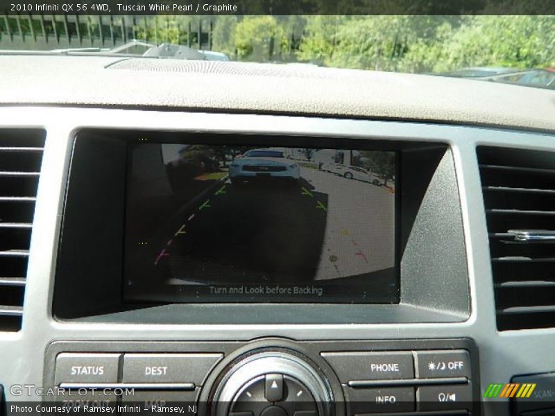 Tuscan White Pearl / Graphite 2010 Infiniti QX 56 4WD