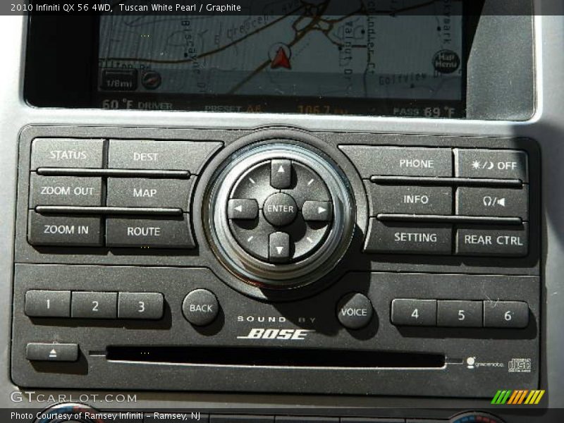 Tuscan White Pearl / Graphite 2010 Infiniti QX 56 4WD