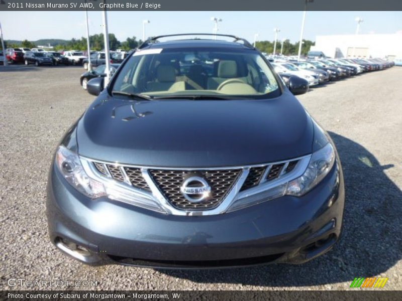 Graphite Blue / Beige 2011 Nissan Murano SV AWD