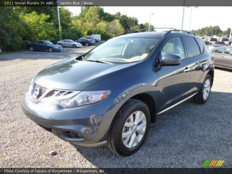 Graphite Blue / Beige 2011 Nissan Murano SV AWD