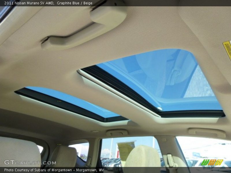 Graphite Blue / Beige 2011 Nissan Murano SV AWD