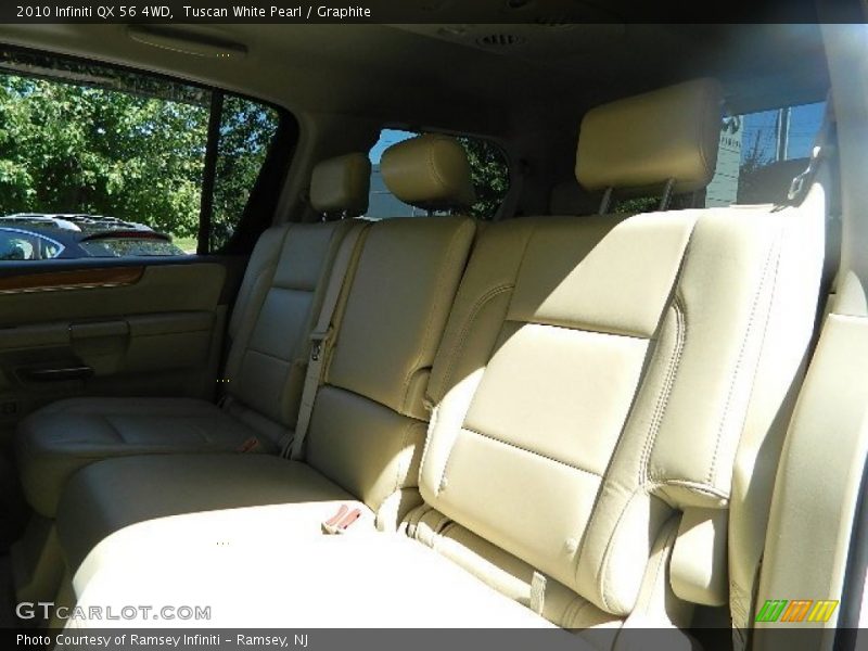 Tuscan White Pearl / Graphite 2010 Infiniti QX 56 4WD