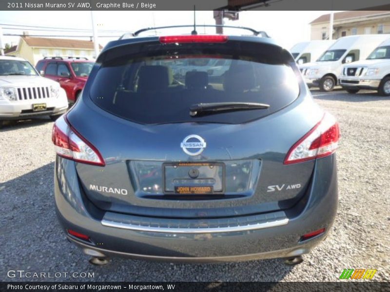 Graphite Blue / Beige 2011 Nissan Murano SV AWD