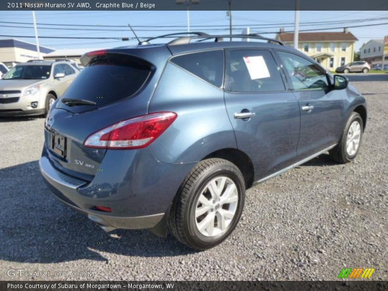Graphite Blue / Beige 2011 Nissan Murano SV AWD