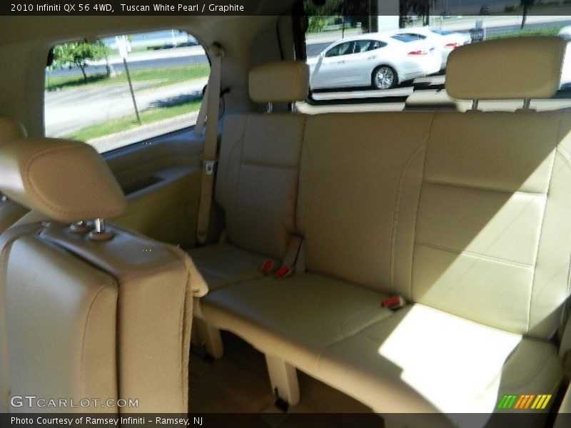 Tuscan White Pearl / Graphite 2010 Infiniti QX 56 4WD