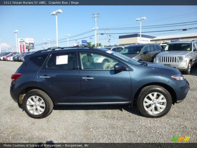 Graphite Blue / Beige 2011 Nissan Murano SV AWD