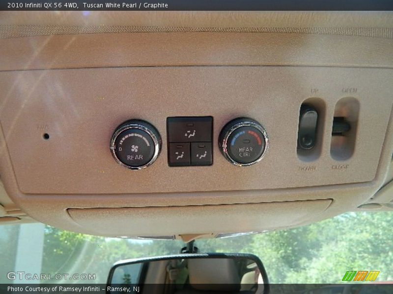 Tuscan White Pearl / Graphite 2010 Infiniti QX 56 4WD