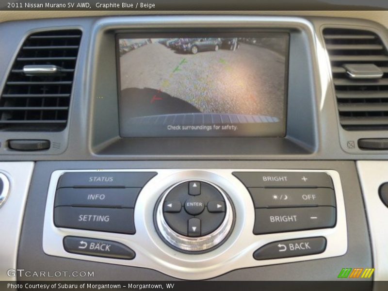 Graphite Blue / Beige 2011 Nissan Murano SV AWD