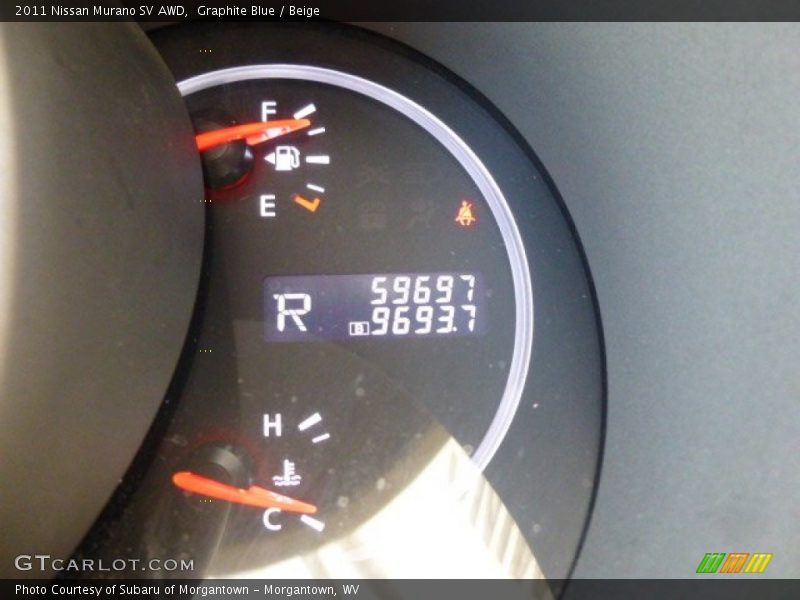 Graphite Blue / Beige 2011 Nissan Murano SV AWD