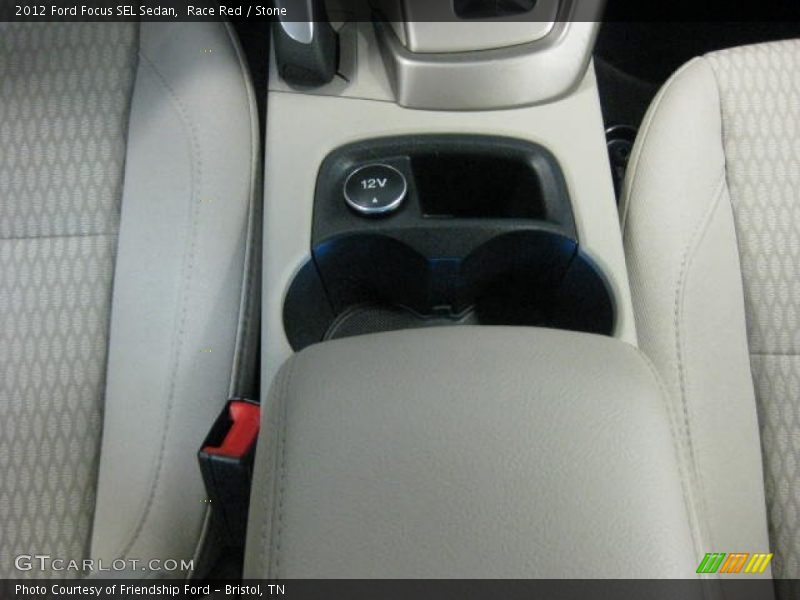 Race Red / Stone 2012 Ford Focus SEL Sedan