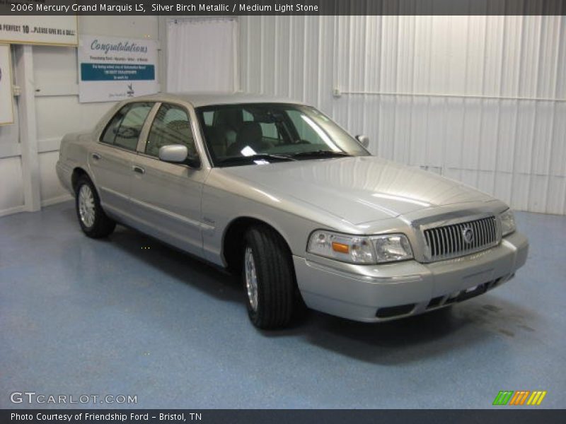 Silver Birch Metallic / Medium Light Stone 2006 Mercury Grand Marquis LS