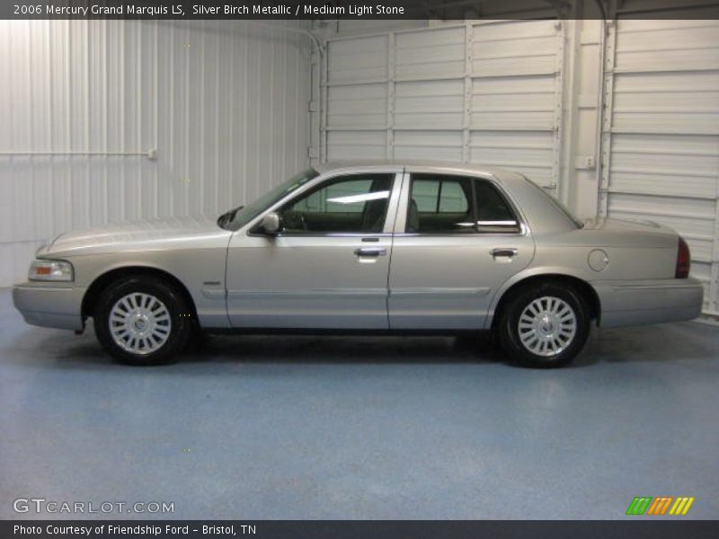 Silver Birch Metallic / Medium Light Stone 2006 Mercury Grand Marquis LS