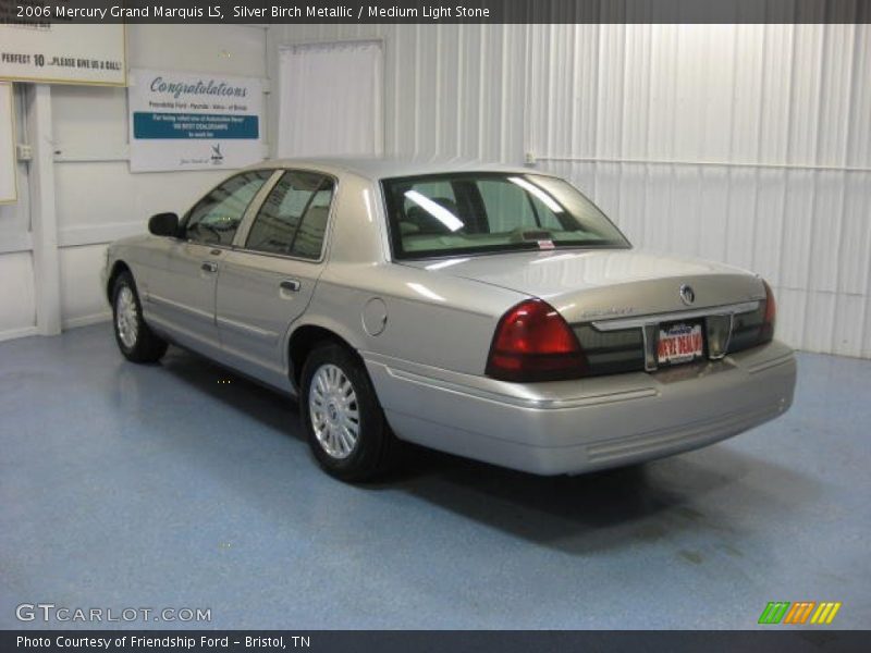 Silver Birch Metallic / Medium Light Stone 2006 Mercury Grand Marquis LS