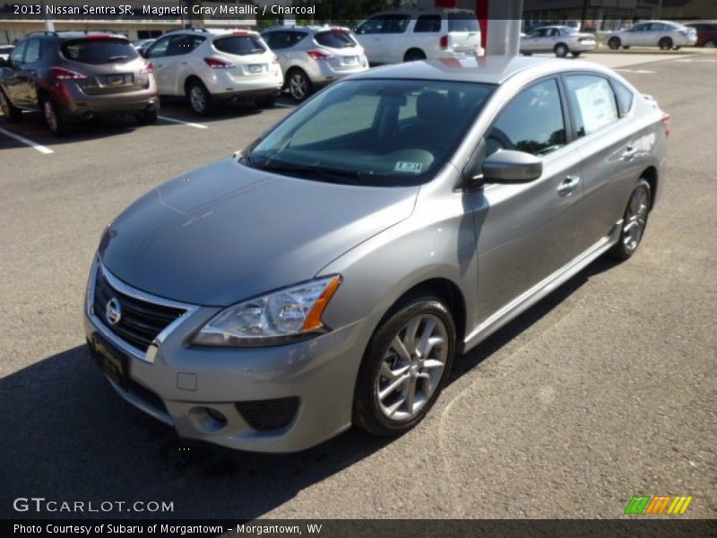 Magnetic Gray Metallic / Charcoal 2013 Nissan Sentra SR