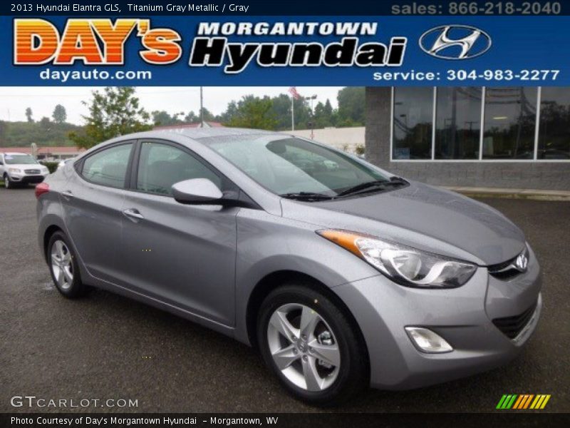 Titanium Gray Metallic / Gray 2013 Hyundai Elantra GLS