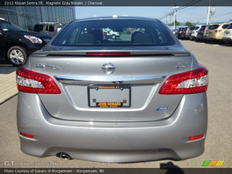 Magnetic Gray Metallic / Charcoal 2013 Nissan Sentra SR