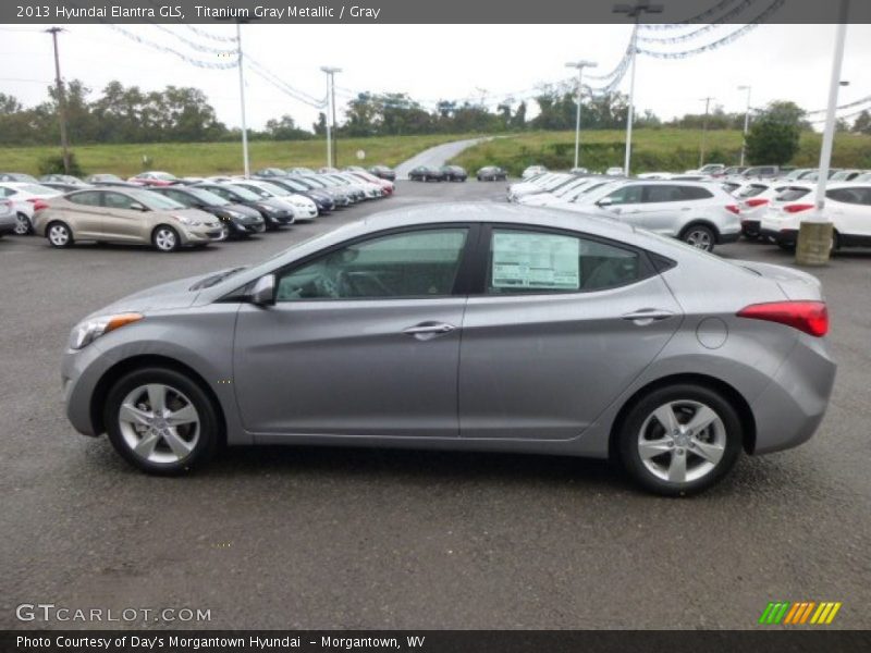 Titanium Gray Metallic / Gray 2013 Hyundai Elantra GLS