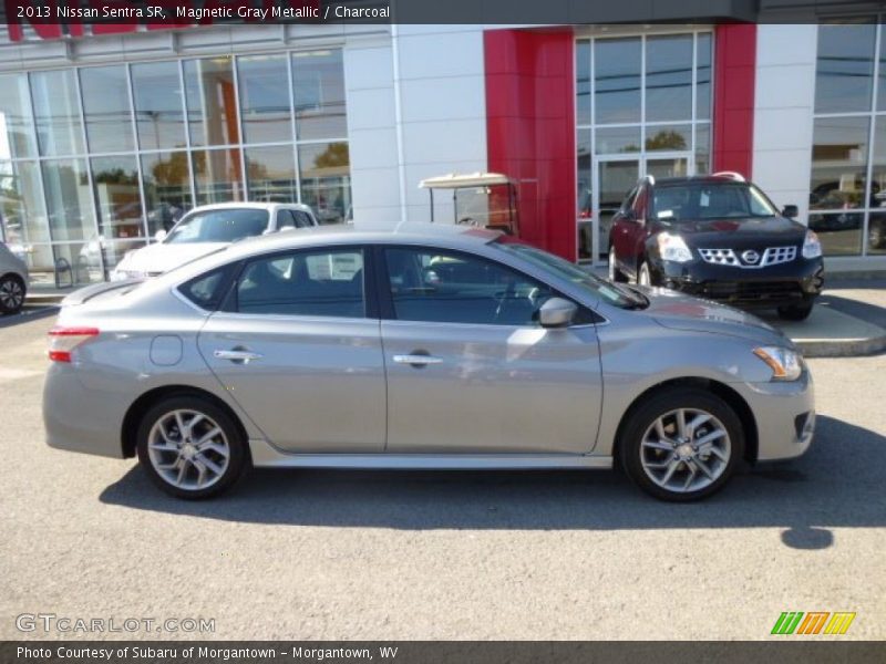 Magnetic Gray Metallic / Charcoal 2013 Nissan Sentra SR