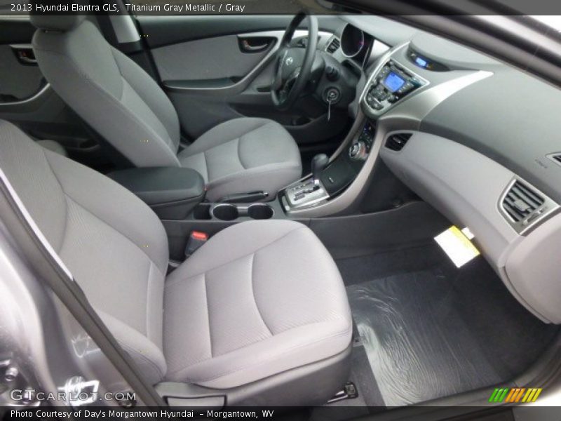 Titanium Gray Metallic / Gray 2013 Hyundai Elantra GLS