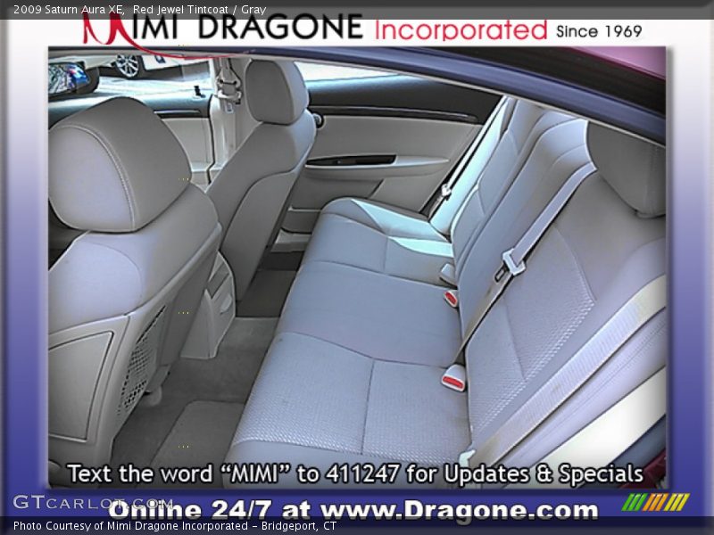 Red Jewel Tintcoat / Gray 2009 Saturn Aura XE