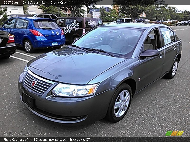 Storm Gray / Gray 2007 Saturn ION 2 Sedan