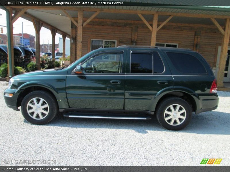 Augusta Green Metallic / Medium Pewter 2004 Buick Rainier CXL AWD