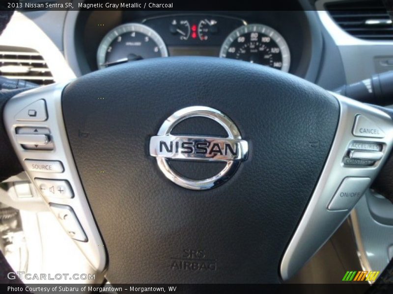 Magnetic Gray Metallic / Charcoal 2013 Nissan Sentra SR