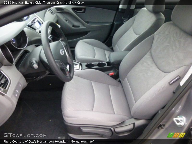 Titanium Gray Metallic / Gray 2013 Hyundai Elantra GLS