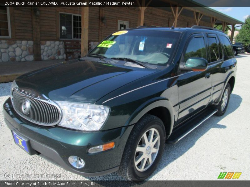 Augusta Green Metallic / Medium Pewter 2004 Buick Rainier CXL AWD